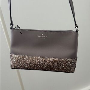 Kate Spade Charcoal and Sparkle Crossbody Bag